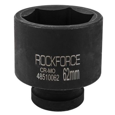 Головка ударная глубокая 1'', 62мм (6гр.) RockForce RF-48510062