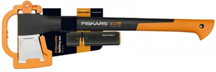Топор-колун Fiskars Х17 + точилка 1020182