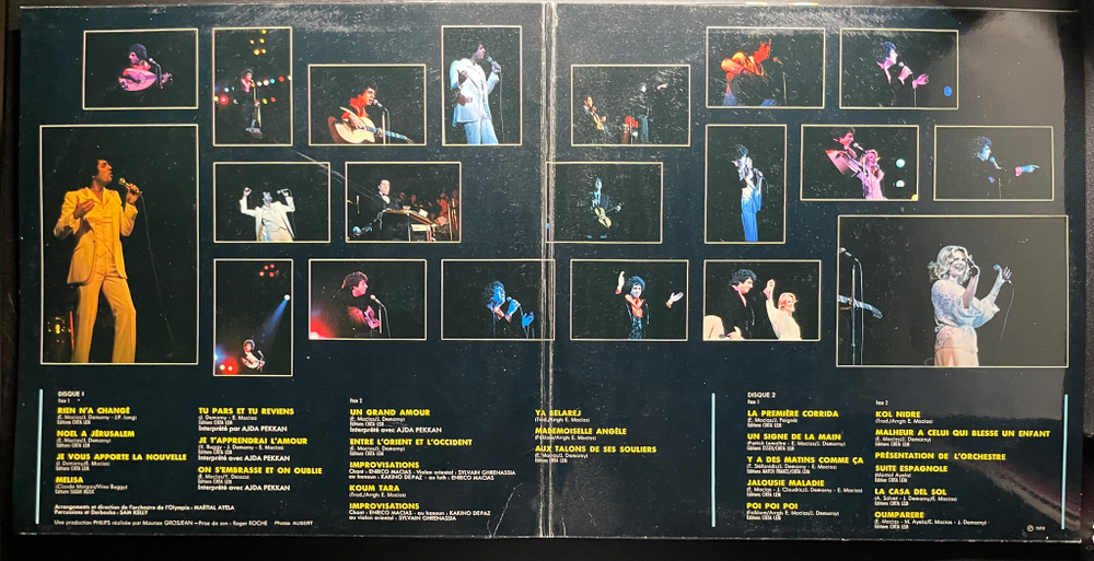 Enrico Macias & Ajda Pekkan ‎– La Féte à L’Olympia 2LP (Франция 1976г.)