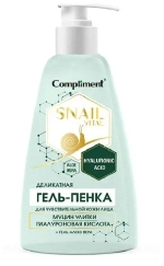 Compliment SNAIL VITAL Гель-Пенка для умывания для чувствит кожи муцин улитки 250мл