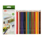 Карандаши цветные профессиональные "Сонет", 24 цвета, в картонной упаковке с европодвесом, 13141433