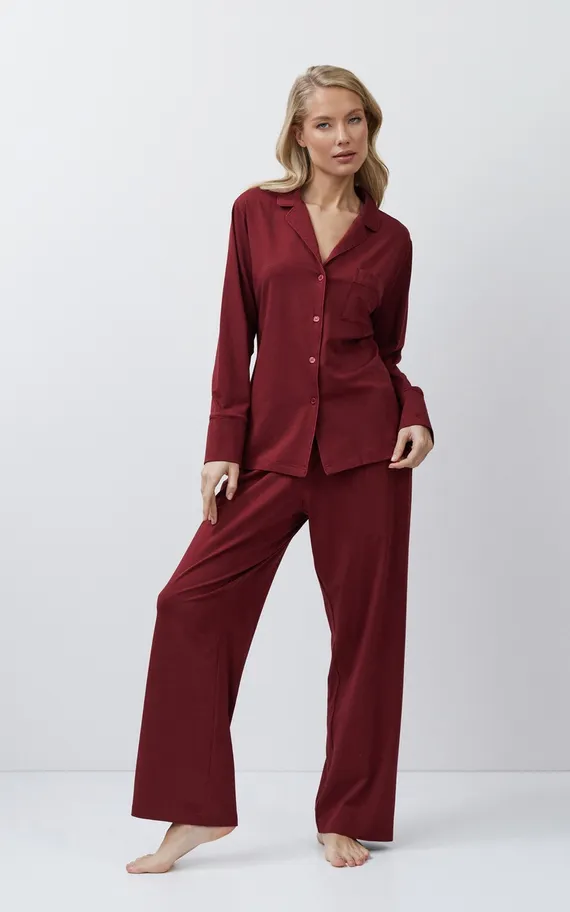 CADANCE BURGUNDY Пижама женская со штанами