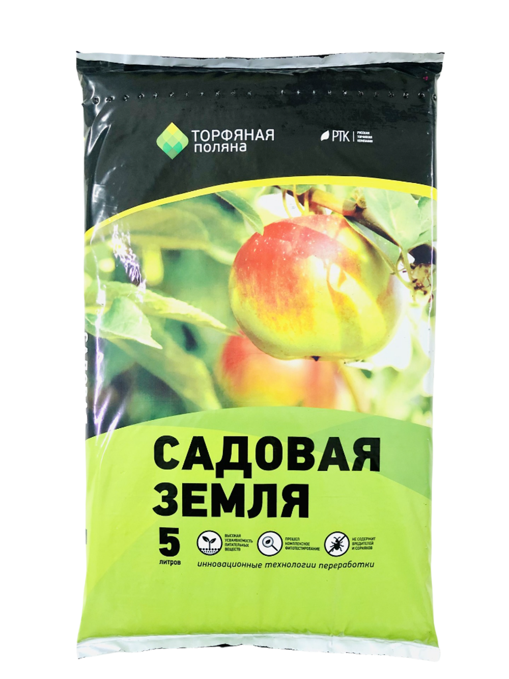 Грунт почвенный Садовая земля Торфяная поляна 5л