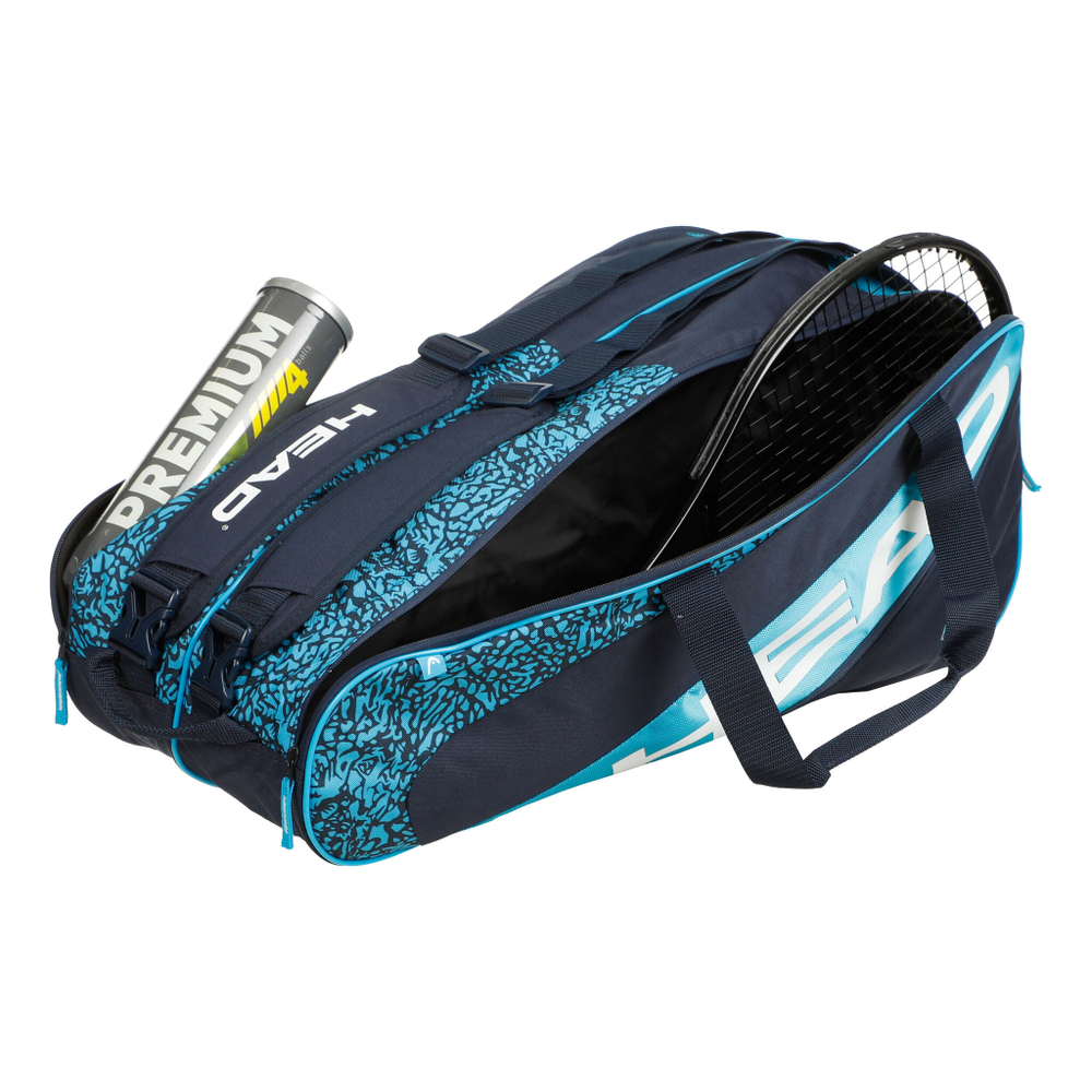 Теннисная сумка HEAD Elite 9R Racket Bag 9 Pack - Blue