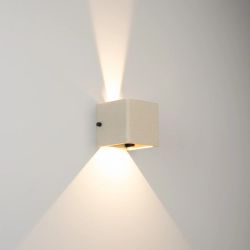 Светильник LGD-PERAN-WALL-S120x120-6W Warm3000 (WH, 0-80 deg, 230V) (Arlight, IP65 Бетон, 3 года) 058169