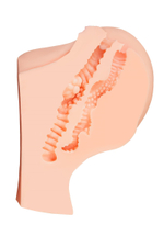 Реалистичный мастурбатор Giovanna (Цвет: телесный)