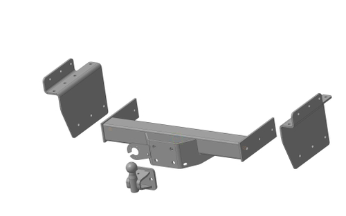 Фаркоп Iveco Daily 2021- (АБ-334200) удлиненная платформа фланцевое крепление шара(без электрики) Трейлер.9651