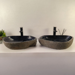 Раковина из речного камня ПАРА! RS-74898 60*44*13 0866