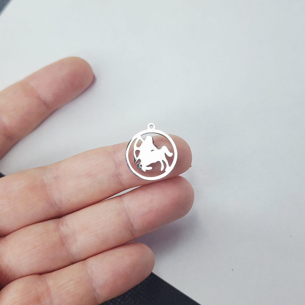 Знаки зодиаков, подвески сталь, р-р 20×17.5мм, штучно