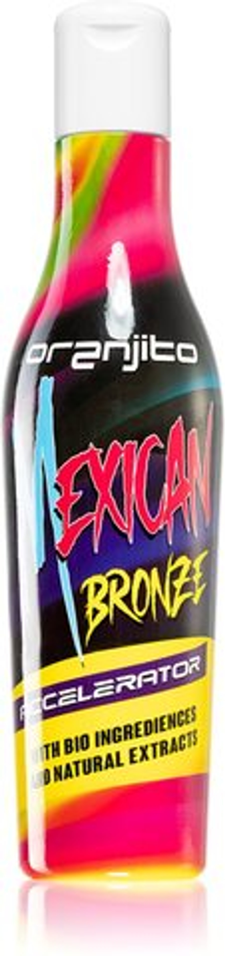 Oranjito Mexican Bronze Accelerator - лосьон для загара в солярии с биокомпонентами и ускорителем загара /   200  ml  / GTIN 8594040048518