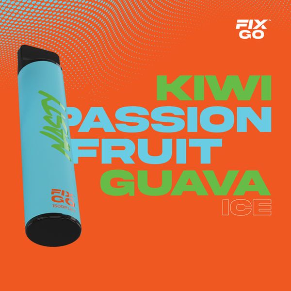 Купить Одноразовый Pod Nasty Fix Go - Kiwi Passionfruit Guava Ice (1500 затяжек)