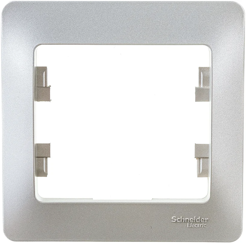 Рамка одноместная Глосса Платина