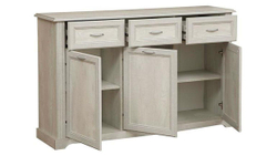 Гостиная Сохо комплектация 2 бетон белый/бетон патина