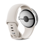 Умные часы Google Pixel Watch 3, 45 мм, Wi-Fi, «Полированный серебристый» корпус, ремешок Фарфорового цвета