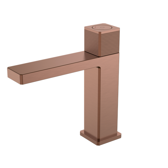 Смеситель автоматический для раковины QUAD Brushed Bronze