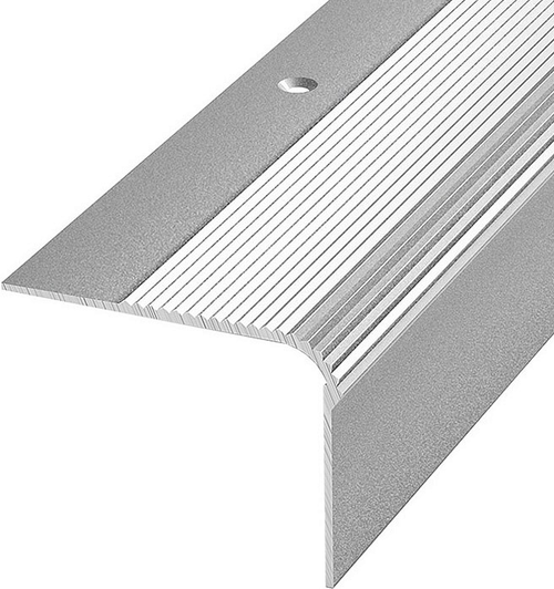 ЛУКА Порог угловой серебро (0,9м) 41,8х54мм