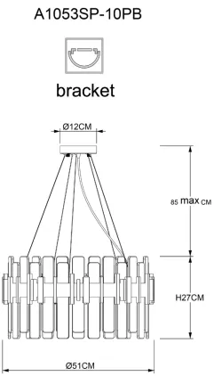 Подвесная люстра Arte Lamp ALYA