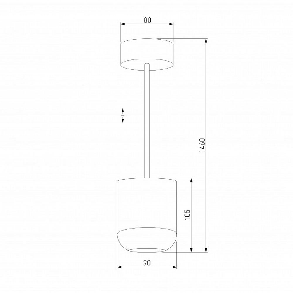 Подвесной светильник Elektrostandard Onde a064203