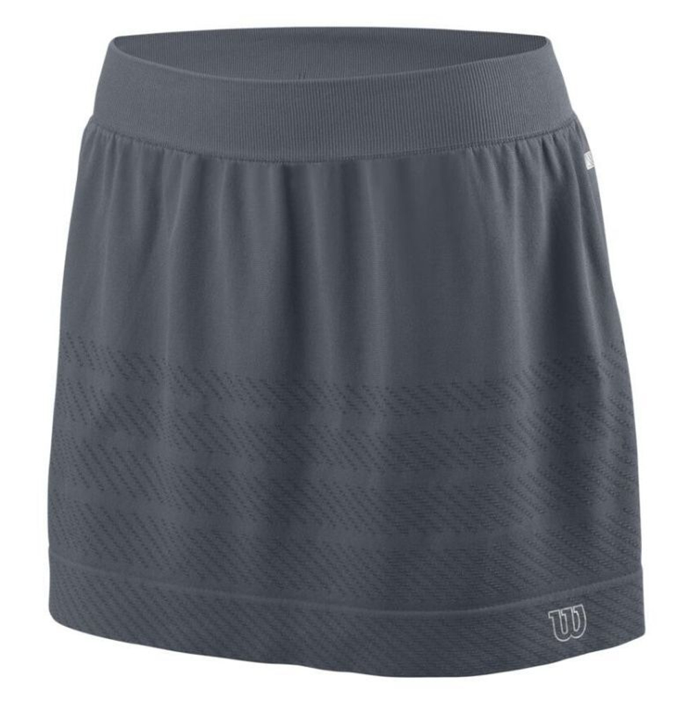Теннисная юбка Wilson Power Seamless 12.5 Skirt W - серый
