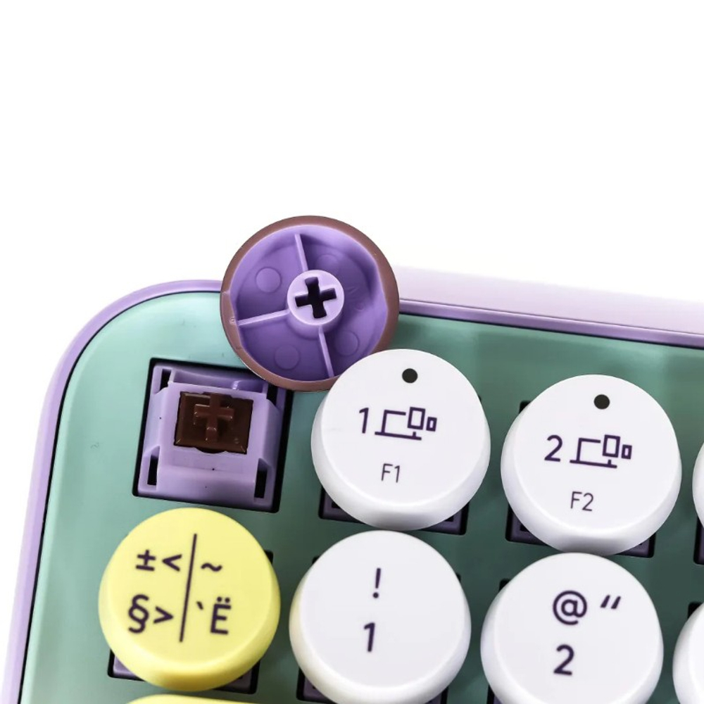 Клавиатура Logitech POP Keys - DAYDREAM MINT - RUS. (механическая, беспроводная 2.4 GHz, Bluetooth)