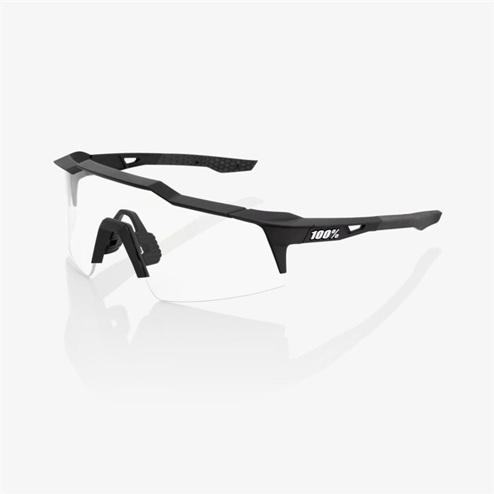 Очки спортивные 100% Speedcraft SL Soft Tact Black / HIPER Red Multilayer Mirror Lens (61002-412-02)