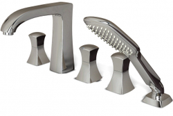 Встраиваемый смеситель на 5 отверстий Bravat Whirlpool