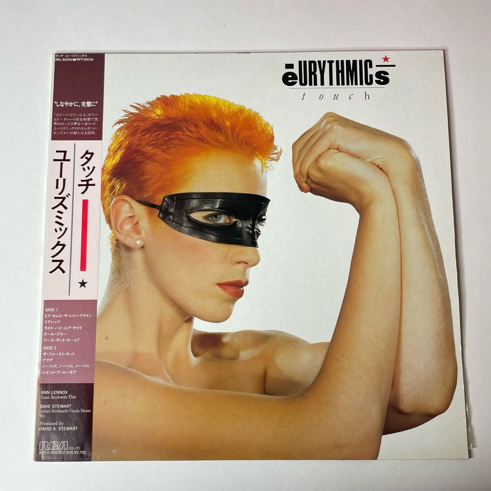 Винтажная виниловая пластинка LP Eurythmics Touch (Japan 1984) (Obi) The First Cut