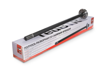 Полуось правая УАЗ Хантер, Буханка (786 мм, Спайсер, Тимкен, съемный фланец, усиленная)