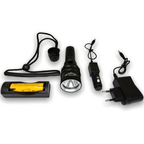 Фонарь подводный Огонь H-618 теплый свет