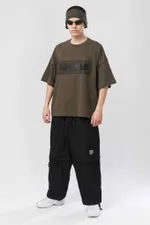 Футболка Codered Wide T Bent Grid Box болотная