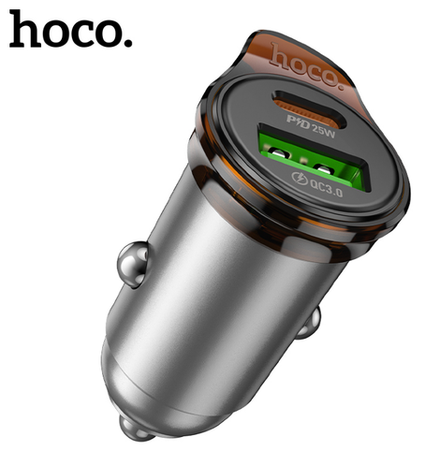 NZ16A Rigorous 43W dual port PD25W+QC3.0 car charger