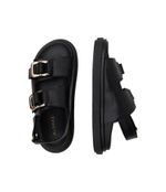 Кожаные босоножки Alohas - черный(S00275)