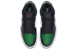 Jordan Air Jordan 1 Mid Shock Relief Anti-Skid Help Retro Basketball Shoes Men's Black Green