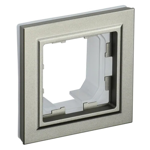 Рамка одноместная Brite шампань ИЕК