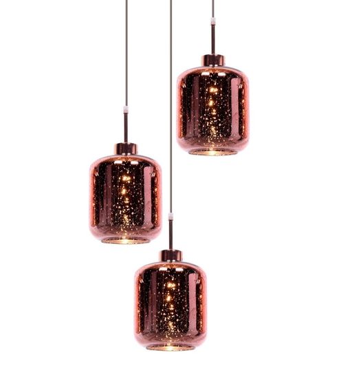 Подвесная люстра Lumina Deco Alacosmo LDP 6811-3 R.GD