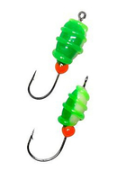 Мормышка фосфорная №07 P, 2 упк по 10 шт 0,14g