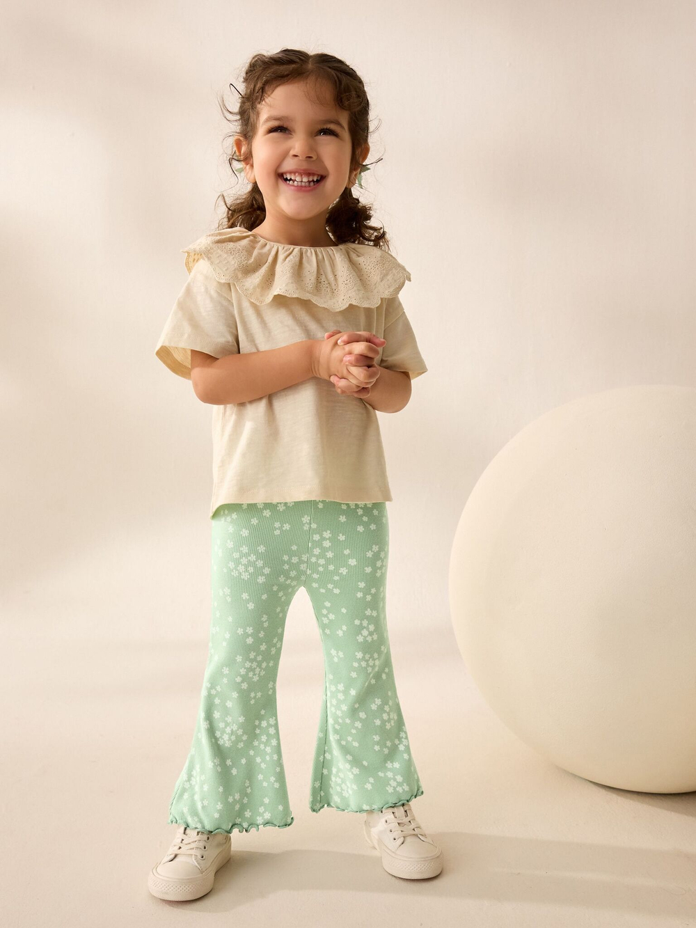 Легинсы-клеш для девочки Next AD8-335, Мятный