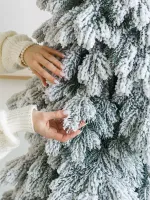 елка на ножке заснеженная "Венето" люкс