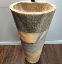 Раковина напольная из оникса Sunset ON-01347 (45*45*90 см)