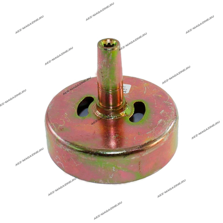 Чашка сцепления китайских бензокос с двигателем 33-52 см3 под вал 7 зубов, D-82x78, H-69, юбка 23мм