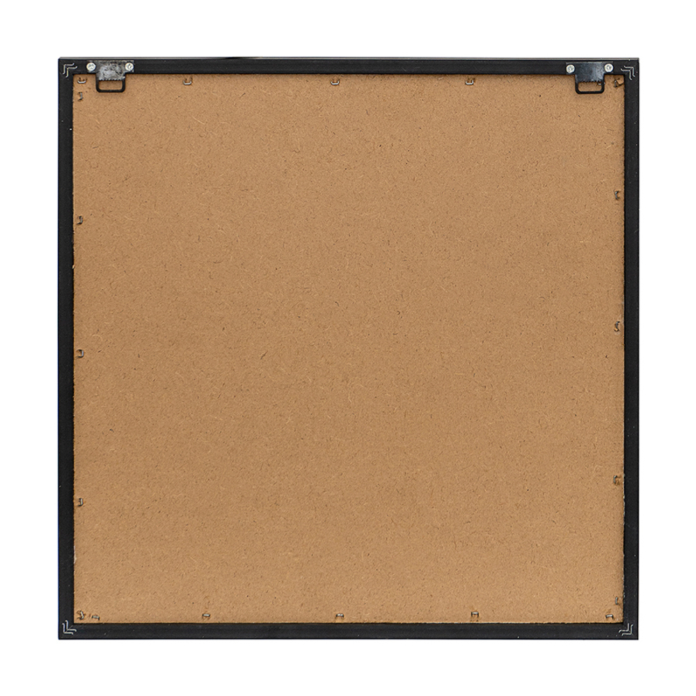 Панно декоративное с эффектом 3d minimalism, с черной рамой, 40х40 см