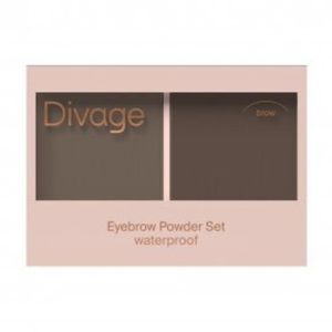 Набор теней для бровей Waterproof Brow Powder Set DIVAGE №01