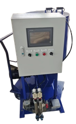 GDK03 with PLC / DRB9-P365Z with control system - Станция смазки электрическая для двухлинейных систем, рабочее давление до 400 бар, подача 365 мл/мин, мощность двигателя 1,5 кВт, объем бака 100 литров; тип станции - Станция с системой управления с набором клапанов для управления, шкафом управления на базе ПЛК