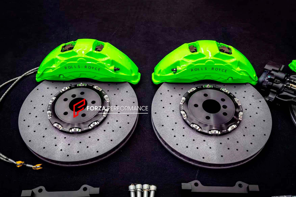 КАРБОН КЕРАМИЧЕСКАЯ УСИЛЕННАЯ ТОРМОЗНАЯ СИСТЕМА ДЛЯ ROLLS-ROYCE CULLINAN 2018-2024 Роллс Ройс