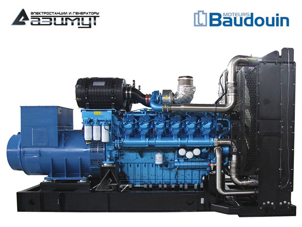 Дизельный генератор Азимут АД-800С-Т400-2РМ9 Baudouin с автозапуском