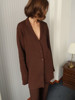 жакет-рубашка MIO шоколад