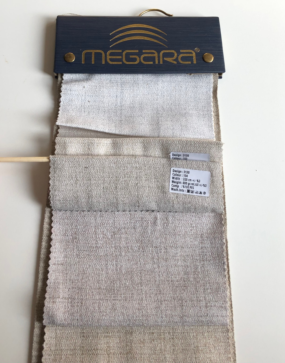 Портьерная ткань Megara арт. 3130 (высота 320 см, Турция)