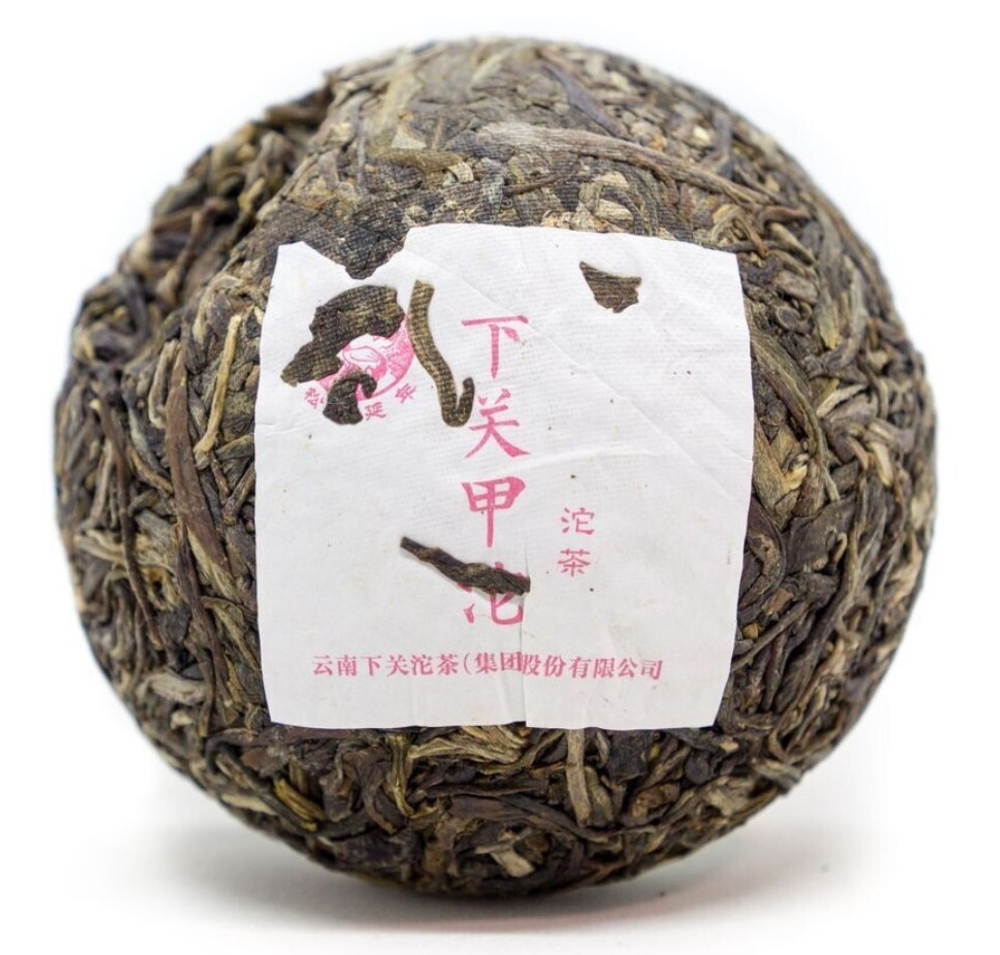 0495/2021 Чай прессованный зеленый Пуэр Шэн "Сягуань, Цзяцзи", то ча 100 гр