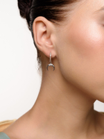 Серьги "Moon stick Sun" Silver