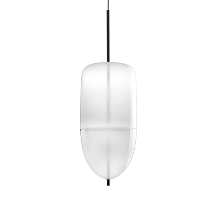 Pendant design lamp  Flow[T] S5 by Nao Tamura (Wonderglass) (White)